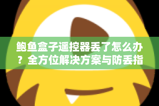 鲍鱼盒子遥控器丢了怎么办？全方位解决方案与防丢指南，助你快速恢复畅快观影体验