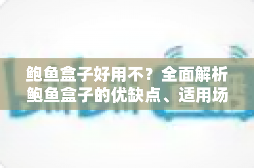 鲍鱼盒子好用不？全面解析鲍鱼盒子的优缺点、适用场景与选购技巧