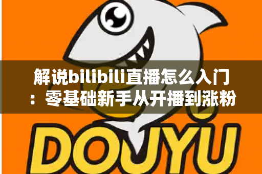 解说bilibili直播怎么入门：零基础新手从开播到涨粉的完整实战指南