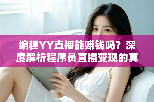 编程YY直播能赚钱吗?深度解析程序员直播变现的真实收益与实战攻略 编程YY直播能赚钱吗?深度解析程序员直播变现的真实收益与实战攻略
