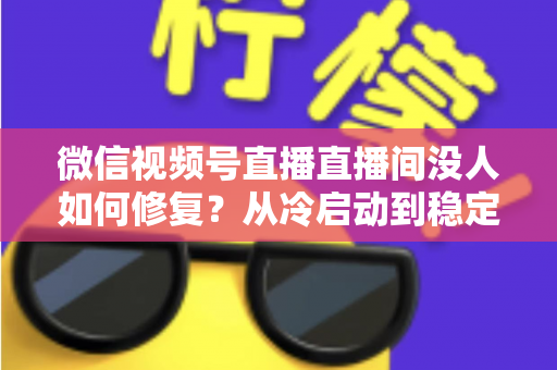 微信视频号直播直播间没人如何修复？从冷启动到稳定涨人的全方位修复指南