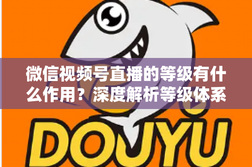 微信视频号直播的等级有什么作用？深度解析等级体系的价值、玩法与提升全攻略