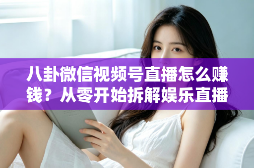 八卦微信视频号直播怎么赚钱？从零开始拆解娱乐直播的六大变现路径与实操指南