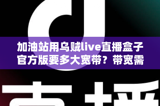 加油站用乌贼live直播盒子官方版要多大宽带?带宽需求全解析与配置指南 加油站用乌贼live直播盒子官方版要多大宽带?带宽需求全解析与配置指南