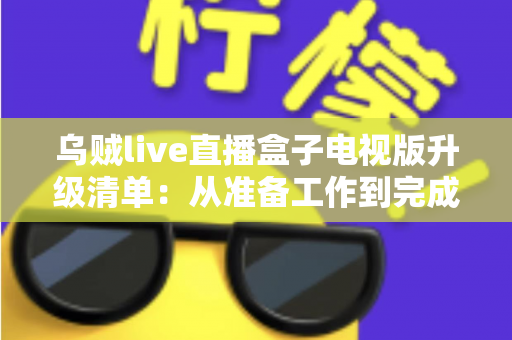 乌贼live直播盒子电视版升级清单：从准备工作到完成验证的全流程升级指南