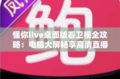 懂你live桌面版看卫视全攻略：电脑大屏畅享高清直播的实用指南