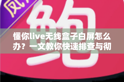 懂你live无线盒子白屏怎么办？一文教你快速排查与彻底解决白屏故障