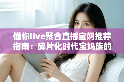 懂你live聚合直播宝妈推荐指南：碎片化时代宝妈族的贴心追播神器全面解析